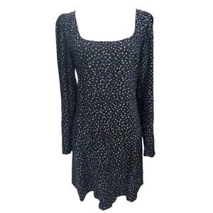 Madewell Womens Long Sleeve Floral Print Dress 4